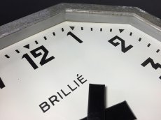 画像8: 1940's French "BRILLIE" Octagon Wall Clock (8)