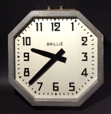 画像6: 1940's French "BRILLIE" Octagon Wall Clock (6)