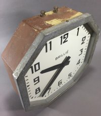 画像3: 1940's French "BRILLIE" Octagon Wall Clock (3)