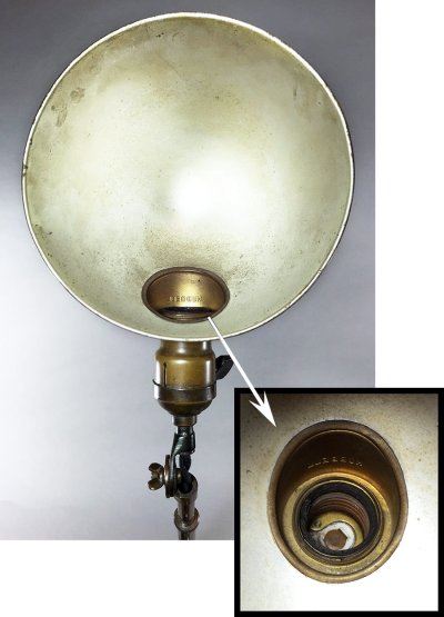 画像2: 1910-20's "O.C.White" Brass Telescopic Desk Lamp