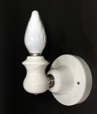 画像3: 1920's "Art Deco" Porcelain Candle Lamp  (3)