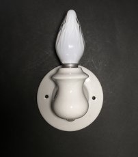 画像8: 1920's "Art Deco" Porcelain Candle Lamp  (8)