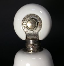 画像7: 1920's "Art Deco" Porcelain Candle Lamp  (7)