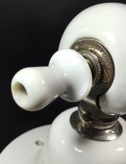 画像10: 1920's "Art Deco" Porcelain Candle Lamp 【２台セット】 (10)