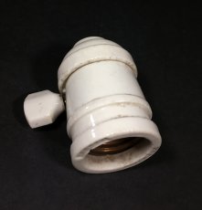 画像1:  1910-20's Porcelain Socket (1)