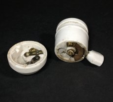 画像4:  1910-20's Porcelain Socket (4)
