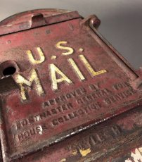 画像14: PAT.1899-1902 "Cast Iron" U.S.MAIL BOX (14)