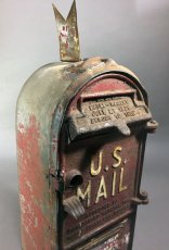 画像2: PAT.1899-1902 "Cast Iron" U.S.MAIL BOX (2)