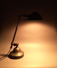 画像2: 1910-20's "O.C.White" Brass Telescopic Desk Lamp (2)