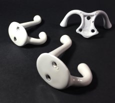 画像9: 1920-40's "German-Deco" Toilet Paper Holder + 3-Hooks (9)