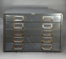 画像3: 1940's "Cole Steel" 5-Drawer Cabinet【大きいです。】 (3)