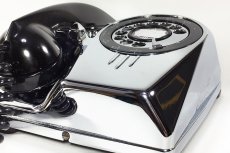 画像4: - 実働品 - （ひかり電話可） 1940's U.S.ARMY "2-Way" Chromed Telephone【BLACK × SILVER】 (4)