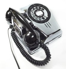 画像15: - 実働品 - （ひかり電話可） 1940's U.S.ARMY "2-Way" Chromed Telephone【BLACK × SILVER】 (15)