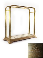 画像1: 1920-30's Art Déco "GOLD" Umbrella Stand (1)