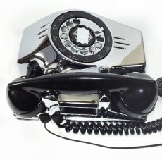 画像13: - 実働品 - （ひかり電話可） 1940's U.S.ARMY "2-Way" Chromed Telephone【BLACK × SILVER】 (13)