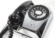 画像3: - 実働品 - （ひかり電話可） 1940's U.S.ARMY "2-Way" Chromed Telephone【BLACK × SILVER】 (3)