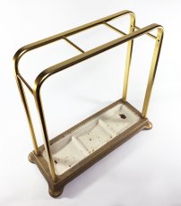 画像2: 1920-30's Art Déco "GOLD" Umbrella Stand (2)