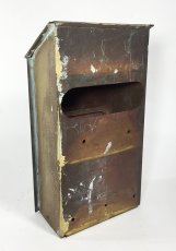 画像11: 1920-30's "CORBIN LOCK CO." Brass Wall Mount Mail Box (11)