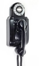 画像3: - 実働品 - 1930's "Very!! Art Deco" Streamlined Bakelite Telephone (3)