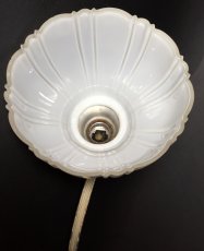 画像14: 1940's Art Deco Wall Mount Sconce w/ Glass Shade (14)