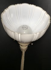 画像13: 1940's Art Deco Wall Mount Sconce w/ Glass Shade (13)