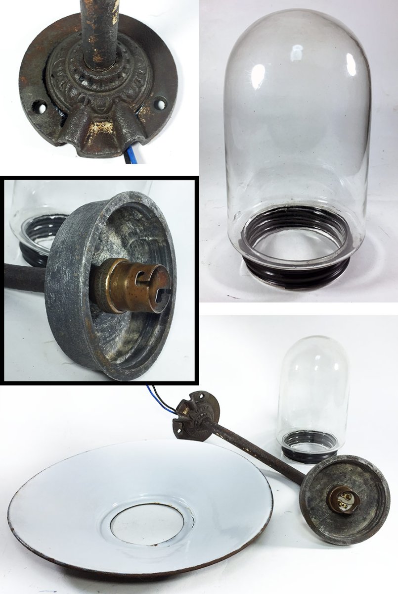 画像5: 1920-30's French Country "Swan Neck" Outside Light (5)