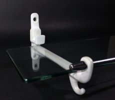 画像3:  1920-40's Bathroom Glass Shelf (3)