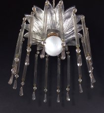 画像16: 1920-30's "PRISM" Glass Pendant Lamp (16)