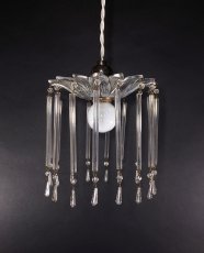 画像13: 1920-30's "PRISM" Glass Pendant Lamp (13)