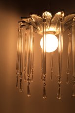 画像8: 1920-30's "PRISM" Glass Pendant Lamp (8)