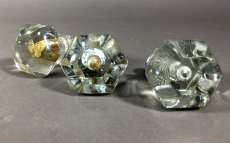 画像2: Pat.1927 Glass Cabinet Knobs w/ screws【3-sets】 (2)