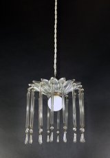 画像12: 1920-30's "PRISM" Glass Pendant Lamp (12)