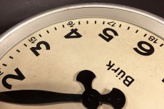 画像9: 1930-40's German Deco "24 Hour Dial" Wall Clock (9)