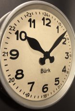 画像4: 1930-40's German Deco "24 Hour Dial" Wall Clock (4)