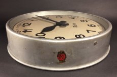 画像14: 1930-40's German Deco "24 Hour Dial" Wall Clock (14)