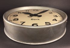 画像11: 1930-40's German Deco "24 Hour Dial" Wall Clock (11)