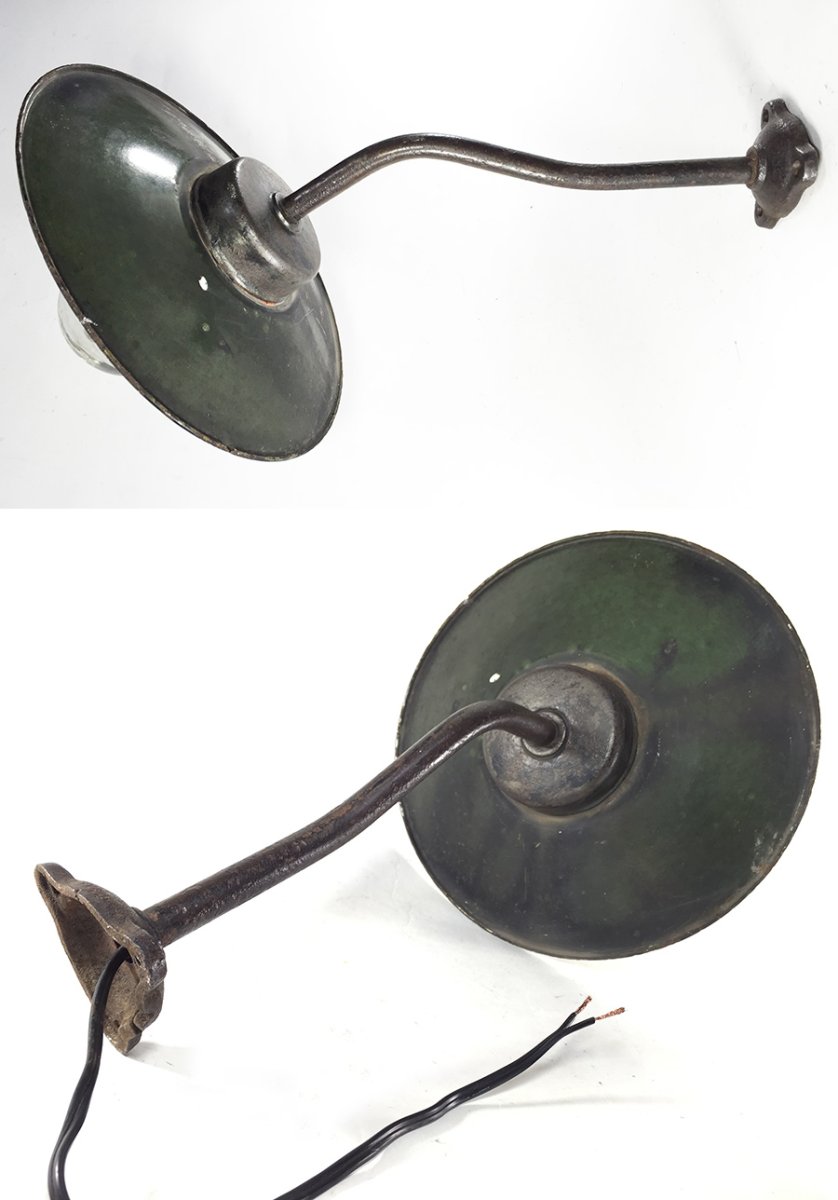 画像4: 1910-30's French Country "Swan Neck" Outside Light (4)