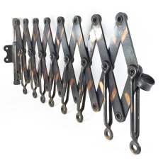 画像2: 1920's "EXTENSION" Steel Garment Hanger Rack (2)