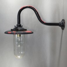 画像2: 1930-40's British "Swan Neck" Outside Light (2)