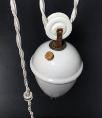 画像8: 1920-30's French Country "Rise＆Fall" Pendant Lamp【Complete】 (8)