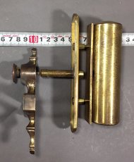 画像11: Around-1900's "Non-Electric" Brass Door Chime w/ Name Plate Holder (11)