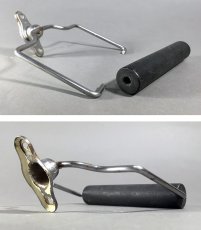 画像3:  1920-30's "Solid Steel Frame" Toilet Paper Holder (3)