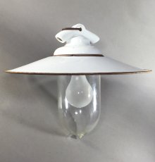 画像2: 1930's German Deco Pendant Light【大径シェード】 (2)