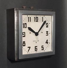 画像2: 1920-30's French Art Déco "BRILLIE" Wall Clock (2)