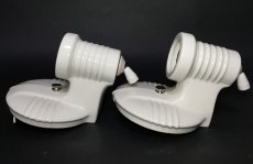 画像11: 1930-40's "2-way" Porcelain Bathroom Lamp【PAIR】 (11)