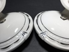 画像11: 1930-40's "2-way" Porcelain Bathroom Lamp【PAIR】 (11)