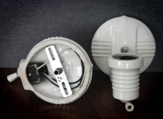 画像7: 1930-40's "2-way" Porcelain Bathroom Lamp【PAIR】 (7)