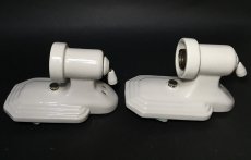画像11: 1930-40's "2-way" Porcelain Bathroom Lamp【PAIR】 (11)