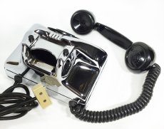 画像13: - 実働品 - Early 1950's U.S.ARMY Chromed Telephone 【BLACK × SILVER】 (13)