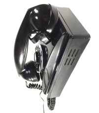 画像3: - 実働品 - 1940's "Western Electric" Art-Deco Wall Telephone (3)